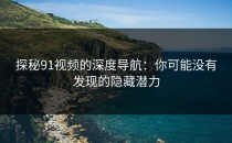探秘91视频的深度导航：你可能没有发现的隐藏潜力